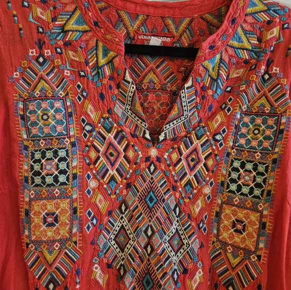 Johnny Was Studio tunic size small - Picture 2 of 3